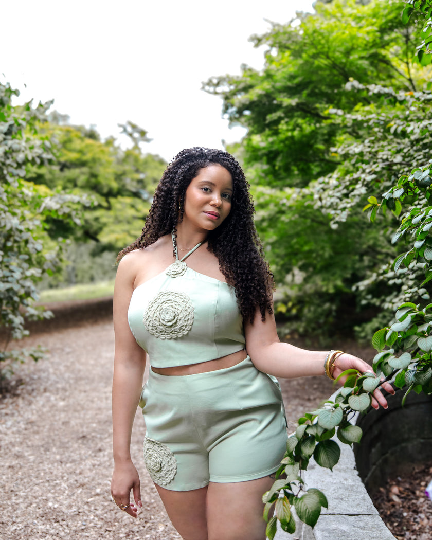 Boho Bloom Green Set