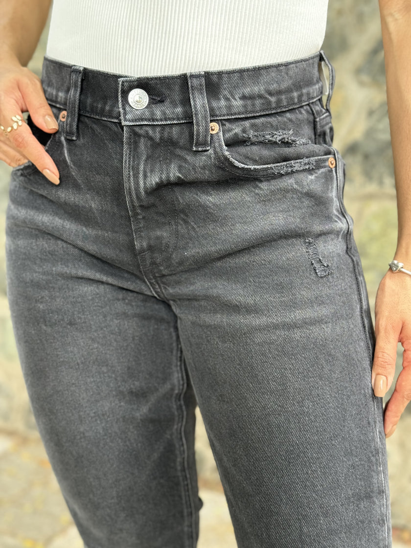 American Eagle Black Denim Jeans High-Waisted