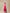Fuchsia/Tangerine Thin Strap Detailing Color Block Tiered Midi Dress