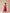 Fuchsia/Tangerine Thin Strap Detailing Color Block Tiered Midi Dress