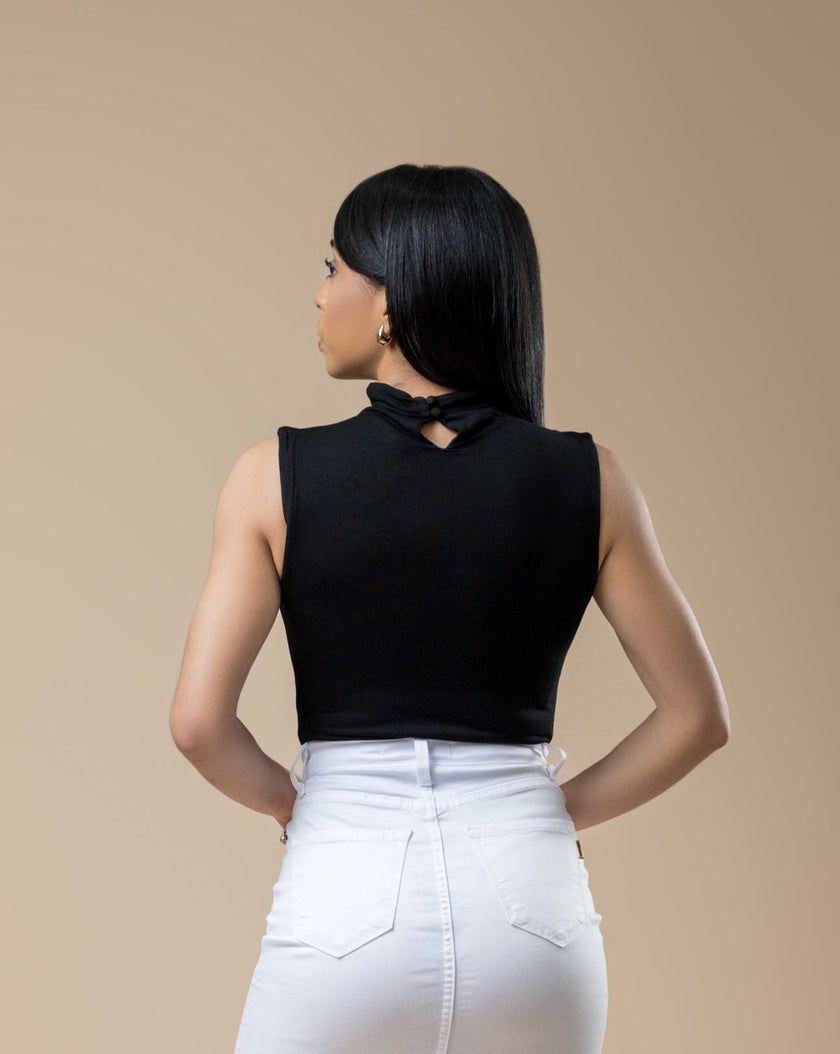 Sleeveless-Basic Knit Bodysuit